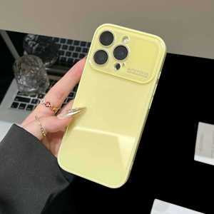 Nouvelle coque de téléphone tendance avec grande fenêtre texturée givrée pour iPhone <span class=keywords><strong>12</strong></span> 13 14 15 16 17 <span class=keywords><strong>Pro</strong></span> <span class=keywords><strong>Max</strong></span> avec film de protection d'objectif HD et protection arrière antichoc - Product Image 5