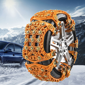 Cadenas de <span class=keywords><strong>nieve</strong></span> antideslizantes de tendón de res <span class=keywords><strong>para</strong></span> neumáticos de coche, diseño seguro, 165cm-255cm, venta al por mayor - Product Image 6