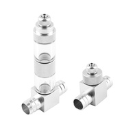 Atomiseur de dioxyde de carbone extérieur moderne, écologique, transparent, durable, en acier inoxydable, compteur de bulles 1L pour aquarium CO2