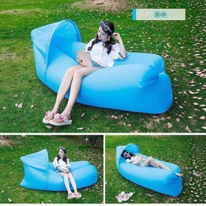Canapé-<span class=keywords><strong>lit</strong></span> <span class=keywords><strong>gonflable</strong></span> paresseux en tissu Oxford, portable et pliable pour l'extérieur, camping, sac de couchage, auvent, bateau - Product Image 2
