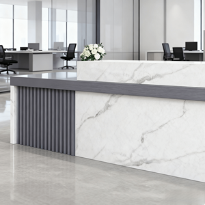 Moderno legno massello durevole oblungo commerciale <span class=keywords><strong>Reception</strong></span> <span class=keywords><strong>ufficio</strong></span> <span class=keywords><strong>ufficio</strong></span> di lusso <span class=keywords><strong>Reception</strong></span> <span class=keywords><strong>Reception</strong></span> <span class=keywords><strong>ufficio</strong></span> esecutivo - Product Image 3