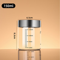 Bouteille à médicaments en verre borosilicate personnalisable avec logo, compatible lave-vaisselle, à paroi simple, stérilisable à la vapeur, pour stockage et sous-conditionnement portable