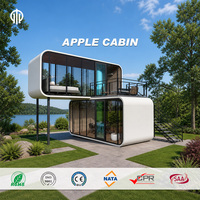 Casa Contenedor de Dos Pisos de 20 Pies, Casa Cápsula de Diseño Contemporáneo, Ecológica, Portátil, Resistente y Personalizable