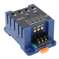 SZC06 AC Digital Ammeter 0.3-50A rentang pengukuran Alarm batas bawah atas Delay Relay AC110-220V pengukur arus baru