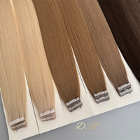 Extensions de cheveux naturels humains de qualité supérieure pour pose adhésive