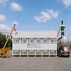 Mobile Horizontal Silo 30T 50T Foundation-Free Portable Cement Storage Silo with Vertical Auger Conveyor <strong>for</strong> <strong>Sale</strong> - Product Image 5