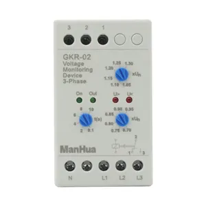 Manhua GKR-02 Under/over voltage Phase Failure Relay for motor protection