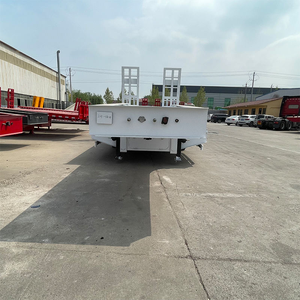 Semi-remorque à plateau surbaissé en acier Fengniao à 3 essieux pour le transport d'équipements lourds, haute capacité (1001-2000 kg), remorque de 12,5 x 2,5 x 1,5 m - Product Image 5
