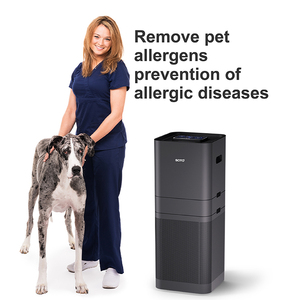 Purificateur d'<span class=keywords><strong>air</strong></span> électrostatique SOTO YM de haute qualité avec filtre HEPA, filtre à charbon, LED UV, contrôlé par application, élimine les odeurs et le formaldéhyde, pour la maison et le bureau - Product Image 3