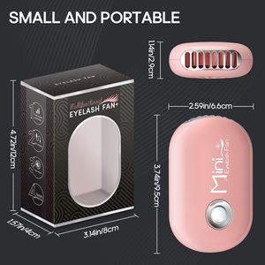 New Design Factory Direct Mini <b>USB</b> Square Plastic Portable Lash Dryer Glue Tool for Eye Lash <b>Extension</b> Eyelash Tools Fan Dryer - Product Image 4