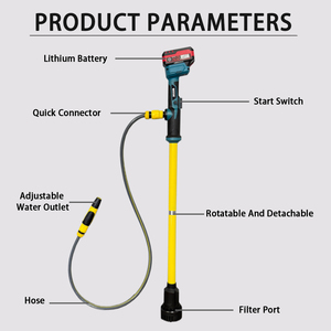 <span class=keywords><strong>Pompe</strong></span> de transfert d'eau haute pression sans fil 555 GPH 20V, portable, alimentée par <span class=keywords><strong>batterie</strong></span>, <span class=keywords><strong>pompe</strong></span> de puisard OEM <span class=keywords><strong>pour</strong></span> - Product Image 5