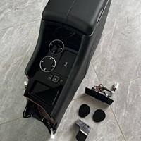 Boîte d'accoudoir de console centrale RHD pour Toyota HiAce H300 2019-2025 (entreaxe long/court) avec chargeur sans fil, double USB, 220V et porte-gobelet