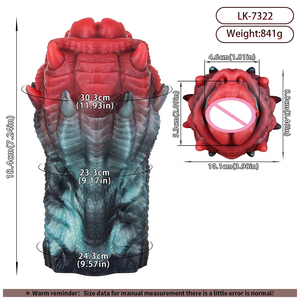 Masturbatore Maschile a Forma di Fiore Alieno, Giocattolo Sessuale in Silicone, Stimolatore del Pene Portatile per Uomo - Product Image 6