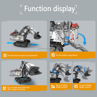 Nouveaux jouets Mould King 17048, jouets d'ingénierie scientifique, modèle de pelle excavatrice, blocs de construction, briques MOC, jouets éducatifs pour enfants