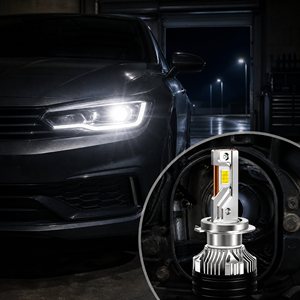 Nieuwe stijl auto LED koplampen H7 80W 7500 lm Hoge helderheid Koperen buis warmteafvoer; H4 Dubbele straal (dimlicht/grootlicht) koplamp - Product Image 2