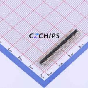 X1311WR-28J-C26D40 Pin Header Bent Lead Through Hole,P=1.27mm Connector 1x28P 1.27mm 1.27mm Pin Header - Product Image 2