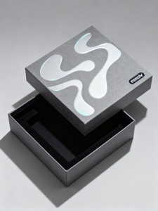 Biểu Tượng Tùy Chỉnh Bán Buôn Vật Liệu Tái Chế Cứng Nhắc Các Tông Quà Tặng Từ Bao Bì Hộp Bọt Chèn Dập Nổi Long Lanh - Product Image 2