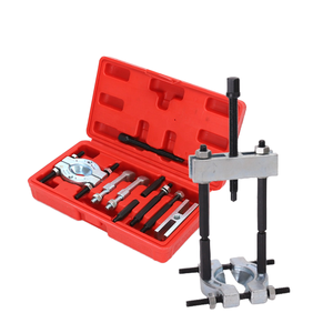 Kit d'outils de réparation automobile efficace de 9 pièces, séparateur de roulements métalliques, jeu de tire-roulements pour le démontage et le séchage des roulements de véhicule - Product Image 1
