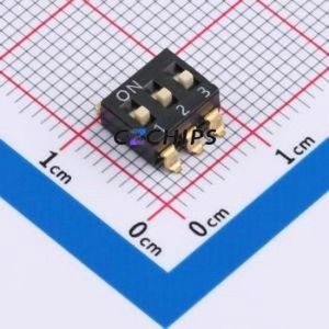 DSIC-T-03-R DIP Switch SMD Switch ( Number of Switch Sections: 3 )( Lead Spacing: 2.54mm )( Color: Black ) - Product Image 1