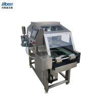 Machine à saupoudrer les cupcakes entièrement automatique avec moteur, haute capacité, équipement de recouvrement uniforme pour usage commercial en boulangerie