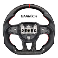 Volant sport en cuir Barmich fait main pour Dodge Challenger Charger RT Jeep Trackhawk Durango SRT Hellcat