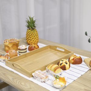 Plateau de service <span class=keywords><strong>en</strong></span> <span class=keywords><strong>bois</strong></span> Extra Large, plateau repose-pieds avec poignée FSC, plateau de service <span class=keywords><strong>en</strong></span> noyer naturel fait <span class=keywords><strong>à</strong></span> la main, <span class=keywords><strong>palette</strong></span> décorative Vintage - Product Image 2