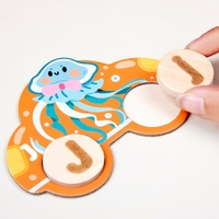 Montessori Enfants En Bois Lumières Lettres Anglaises Jeu De Cartes Flash Voiture Orthographe Jouets D'apprentissage Éducatifs pour Enfants