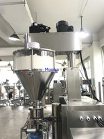 Machine de remplissage verticale semi-automatique à vis sans fin de 50 kg pour sacs de poudre alimentaire (soda, café, lait) – Distributeur doseur de poudre