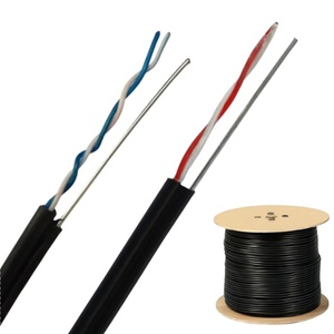 <span class=keywords><strong>Cable</strong></span> telefónico con mensajero de acero, <span class=keywords><strong>cable</strong></span> de comunicación de red <span class=keywords><strong>para</strong></span> exteriores, <span class=keywords><strong>cable</strong></span> telefónico aéreo con mensajero HYYC Dropwire - Product Image 1