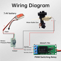 Interrupteur universel pour modélisme automobile RC 5-12V, relais large plage de tension PWM, contrôleur de lumière aérienne