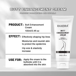 Crème d'augmentation des fesses, rehausseurs de poitrine, lifting féminin personnalisé, 100% beurre de karité naturel, certifié ISO - Product Image 5