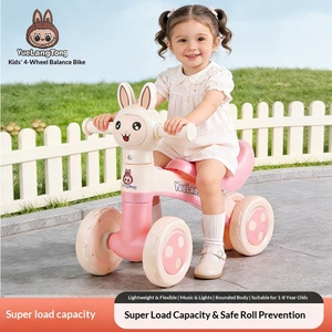 Coche Eléctrico de Juguete para Niños de 2 a 4 Años, de Plástico, con 4 Ruedas Antideslizantes, Música y Luces - Product Image 1