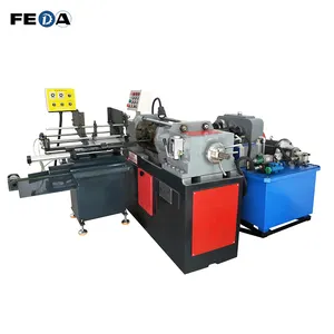 FEDA mesin pembuat sekrup otomatis ss FD-25E batang sekrup mesin pembuat benang mesin penggulung