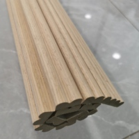 Planche incurvée gaufrée en rouleau 3D Tambour en MDF Panneau mural demi-rond
