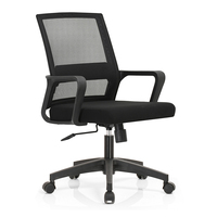 Chaise de bureau ergonomique en maille pivotante, chaise de travail exécutive avec support lombaire pour le bureau à domicile
