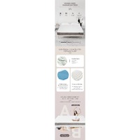 Matelas en mousse à mémoire de forme AIDI personnalisé, nouveau design, types populaires, gel massant, taille Queen, enroulé dans une boîte