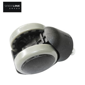 <span class=keywords><strong>Vente</strong></span> en gros Meilleures ventes Chaise de bureau à tige annulaire de 2 pouces Roulette en nylon de nivellement à bord gris - Product Image 5