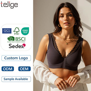 Reggiseno Modellante Post-Operatorio Regolabile con Chiusura Frontale a Tre Ganci, Push-up per Donne - Product Image 1