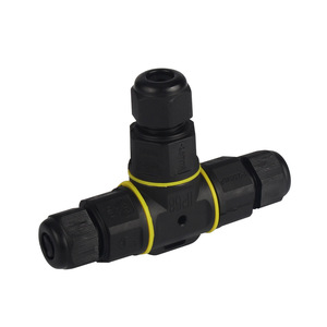 Connecteur étanche en T à trois voies T1 pour câbles et fils à 3 conducteurs, <span class=keywords><strong>borne</strong></span> de raccordement extérieure pour éclairage souterrain routier - Product Image 1