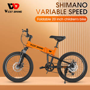 West biking disco de freio dobrável, disco de freio duplo para crianças, antiderrapante e resistente ao desgaste, bicicleta - Product Image 2