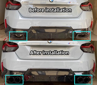 DEX Auspuffblenden für M240i M340i M440i G20 G21 G23 G42 Performance Styles Carbonfaser Quad Auspuff Endrohre Düsen Endrohr