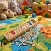 Jeu de bâtonnets en bois éducatif et intelligent pour enfants et familles – Vente en gros