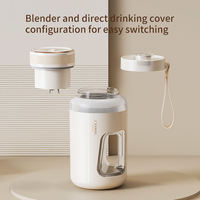 Nouveau mixeur portable 600 ml, petit mixeur à fruits portable, mixeur électrique multifonction pour l'extérieur, mixeur portable pour smoothies
