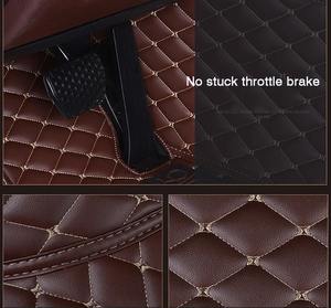 Tapis de sol de voiture en cuir avec surpiqûres diamantées pour Ford Escape 2010 Tesla Model S Audi Q2 <span class=keywords><strong>Jaguar</strong></span> F Pace Mercedes EQE500 - Product Image 4