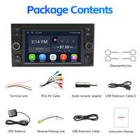 7 "Ford Transit 2 Din Android autoradio multimédia sans fil GPS WIFI DSP BT Android Auto Radio DVD stéréo multimédia