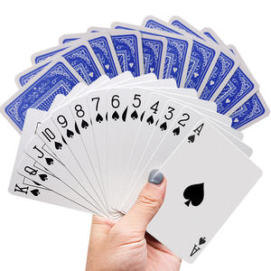 व्यक्तिगत कस्टम प्रिंट दोनों पक्ष लक्जरी काले धोने योग्य सामाजिक समारोहों पार्टी पार्टी बिक्री के लिए पोकर खेल कार्ड - Product Image 5