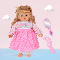Poupée à colle pour enfants, jouet de 14 pouces, boîte-cadeau pour les quatre sons IC,