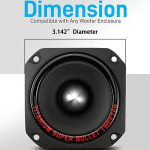 YOTO PRO-DE254 haute qualité 300 Watt 70mm aimant 1 "bobine vocale 8 Ohm <span class=keywords><strong>Pioneer</strong></span> <span class=keywords><strong>Tweeter</strong></span> - Product Image 2