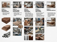 Scrivania Direzionale a L da 2,8M con Superficie in Legno Burl, Hub di Alimentazione LED, Postazione di Lavoro Moderna per Ufficio
