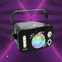 Projecteur laser stroboscopique LED RGBW Magic Ball avec contrôle DMX512 Mini KTJ